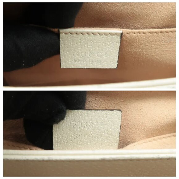 100% Authentic GUCCI Ophidia Chain Brown Flora Canvas Shoulder Bag - Picture 9 of 12